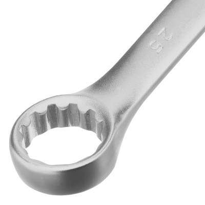 Ключ комбинированный, 25 мм, CrV, матовый хром Stels