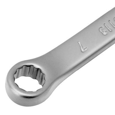 Ключ комбинированный, 7 мм, CrV, матовый хром Matrix Ключ комбинированный, 7 мм, CrV, матовый хром Matrix