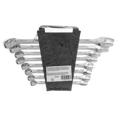 Набор ключей комбинированных, 8-19 мм, CrV, 8 шт Сибртех Набор ключей комбинированных, 8-19 мм, CrV, 8 шт Сибртех