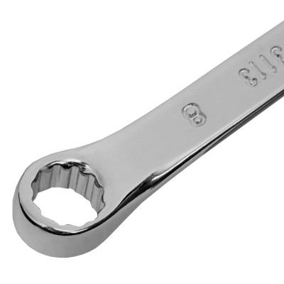 Ключ комбинированный, 8 мм, CrV, полированный хром Matrix Ключ комбинированный, 8 мм, CrV, полированный хром Matrix