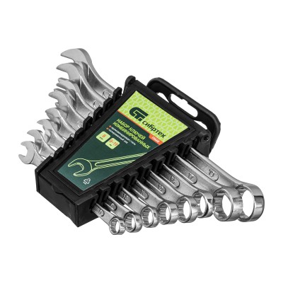 Набор ключей комбинированных, 8-19 мм, CrV, 8 шт Сибртех Набор ключей комбинированных, 8-19 мм, CrV, 8 шт Сибртех