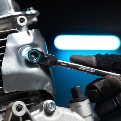 Набор ключей комбинированных с трещоткой, 8-19 мм, 7 шт, шарнирные, CrV Gross Набор ключей комбинированных с трещоткой, 8-19 мм, 7 шт, шарнирные, CrV Gross