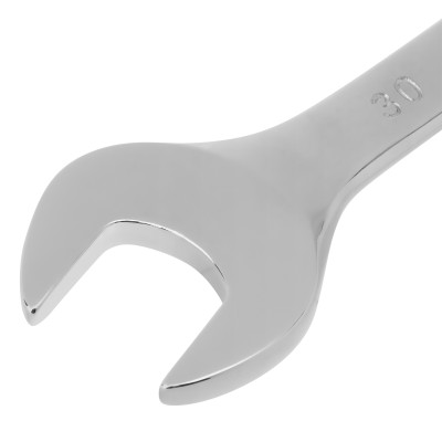 Ключ комбинированный, 30 мм, CrV, полированный хром Matrix Ключ комбинированный, 30 мм, CrV, полированный хром Matrix