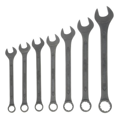 Набор ключей комбинированных, 6 - 22 мм, 10 шт., CrV, фосфатированные Сибртех Набор ключей комбинированных, 6 - 22 мм, 10 шт., CrV, фосфатированные Сибртех