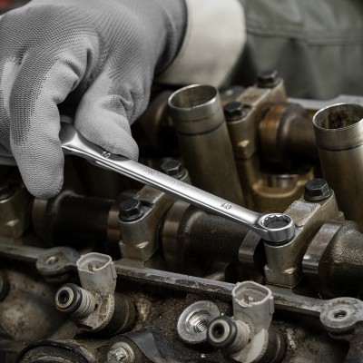 Набор ключей комбинированных, 6-32 мм, 25 шт, CrV, матовый хром Matrix