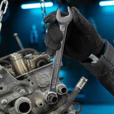 Набор ключей комбинированных 8-19 мм, 8 шт, CrV, холодный штамп Gross Набор ключей комбинированных 8-19 мм, 8 шт, CrV, холодный штамп Gross