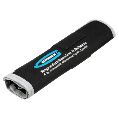 Набор ключей комбинированных 8-19 мм, 8 шт, CrV, холодный штамп Gross Набор ключей комбинированных 8-19 мм, 8 шт, CrV, холодный штамп Gross