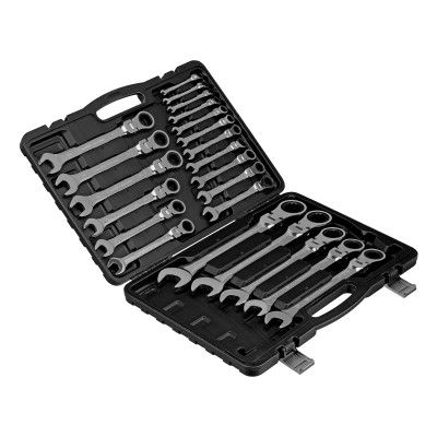 Набор ключей комбинированных, трещоточных шарнирных 22 шт. Matrix Набор ключей комбинированных, трещоточных шарнирных 22 шт. Matrix