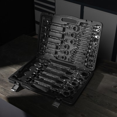 Набор ключей комбинированных, трещоточных шарнирных 22 шт. Matrix Набор ключей комбинированных, трещоточных шарнирных 22 шт. Matrix