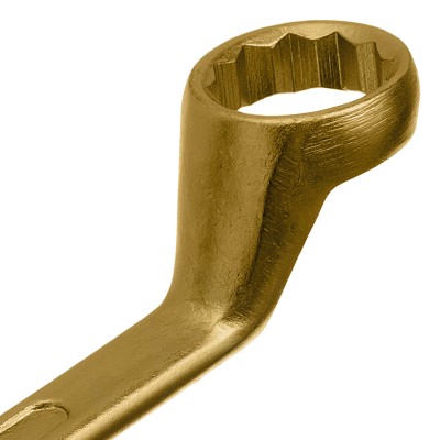 Ключ накидной, 27 х 32 мм, желтый цинк Сибртех Ключ накидной, 27 х 32 мм, желтый цинк Сибртех