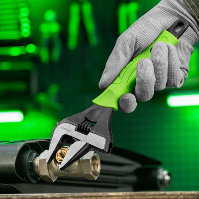 Ключ разводной, 250 мм, тонкие губки, фосфатированый Сибртех Ключ разводной, 250 мм, тонкие губки, фосфатированый Сибртех