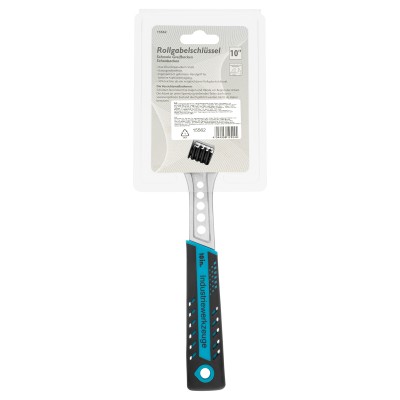 Ключ разводной, 250 мм, CrV, двухкомпонентная ручка Gross Ключ разводной, 250 мм, CrV, двухкомпонентная ручка Gross