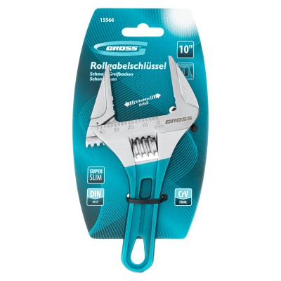 Ключ разводной, 160 мм, CrV, укороченная ручка Gross Ключ разводной, 160 мм, CrV, укороченная ручка Gross