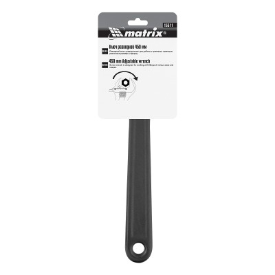 Ключ разводной, 450 мм Matrix