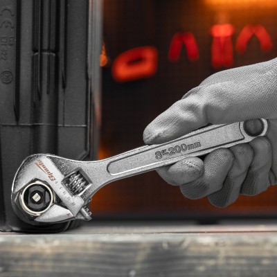 Ключ разводной, 200 мм, хромированный Sparta Ключ разводной, 200 мм, хромированный Sparta