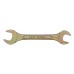 Ключ рожковый, 19 х 22 мм, желтый цинк Сибртех
