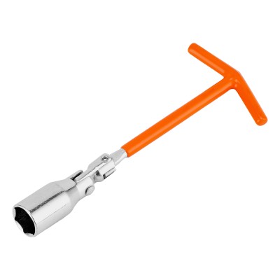 Ключ свечной карданный, 21 мм, с шарниром Sparta Ключ свечной карданный, 21 мм, с шарниром Sparta