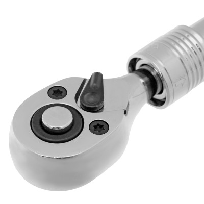 Ключ-трещотка телескопический 1/4", 150-200 мм, CrV, 72 зуба, с быстрым сбросом, хром Gross Ключ-трещотка телескопический 1/4", 150-200 мм, CrV, 72 зуба, с быстрым сбросом, хром Gross