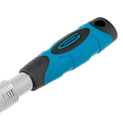 Ключ-трещотка телескопический 1/4", 150-200 мм, CrV, 72 зуба, с быстрым сбросом, хром Gross Ключ-трещотка телескопический 1/4", 150-200 мм, CrV, 72 зуба, с быстрым сбросом, хром Gross
