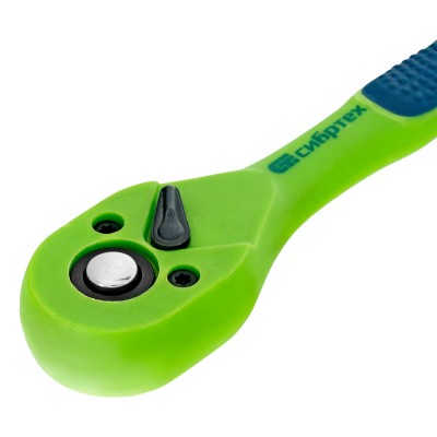 Ключ-трещотка 1/4", CrV, 72 зуба, с быстрым сбросом Сибртех