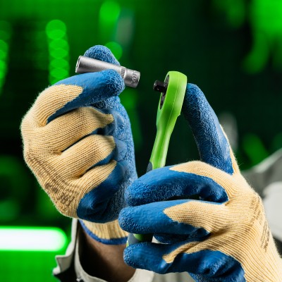 Ключ-трещотка 1/4", CrV, 72 зуба, с быстрым сбросом Сибртех