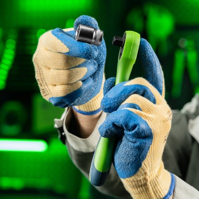 Ключ-трещотка 3/8", CrV, 72 зуба, с быстрым сбросом Сибртех