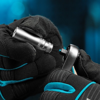 Ключ-трещотка 1/4", CrV, 120 зубьев, с быстрым сбросом, цельнометаллический, хром Gross Ключ-трещотка 1/4", CrV, 120 зубьев, с быстрым сбросом, цельнометаллический, хром Gross