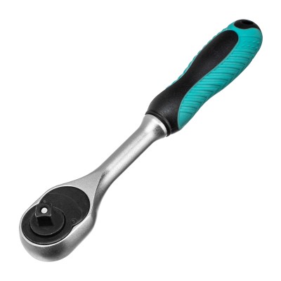 Ключ-трещотка 1/4", CrV, 72 зуба, с быстрым сбросом, матовый хром Stels Ключ-трещотка 1/4", CrV, 72 зуба, с быстрым сбросом, матовый хром Stels