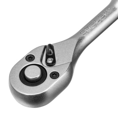 Ключ-трещотка 1/4", CrV, 72 зуба, с быстрым сбросом, матовый хром Stels Ключ-трещотка 1/4", CrV, 72 зуба, с быстрым сбросом, матовый хром Stels