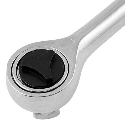 Ключ-трещотка 1/2", 45 зубьев, с переключателем, хром Sparta Ключ-трещотка 1/2", 45 зубьев, с переключателем, хром Sparta