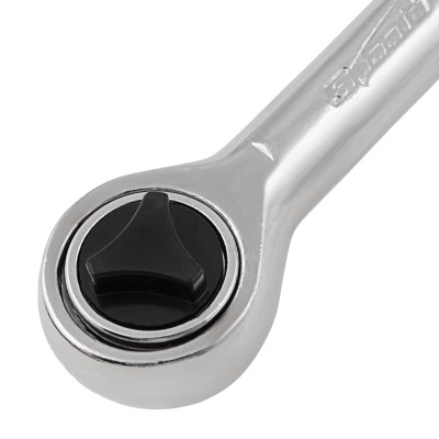 Ключ-трещотка 1/4", 45 зубьев, с переключателем, хром Sparta