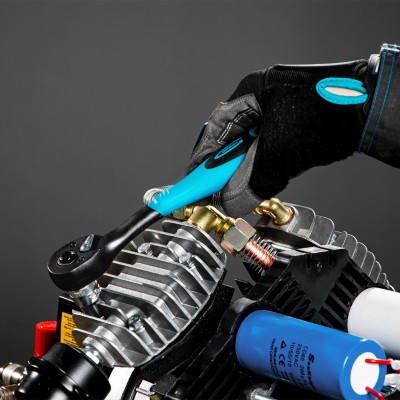 Ключ-трещотка 3/8", CrV, 72 зуба, с быстрым сбросом Gross