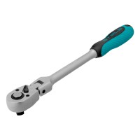 Ключ-трещотка шарнирный 1/2", СrV, 72 зуба, с быстрым сбросом, матовый хром Stels Ключ-трещотка шарнирный 1/2", СrV, 72 зуба, с быстрым сбросом, матовый хром Stels