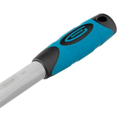 Ключ-трещотка телескопический 1/2", 305-445 мм, CrV, 72 зуба, с быстрым сбросом, хром Gross Ключ-трещотка телескопический 1/2", 305-445 мм, CrV, 72 зуба, с быстрым сбросом, хром Gross