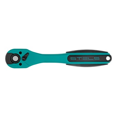 Ключ-трещотка 1/4", CrV, 72 зуба, с быстрым сбросом Stels