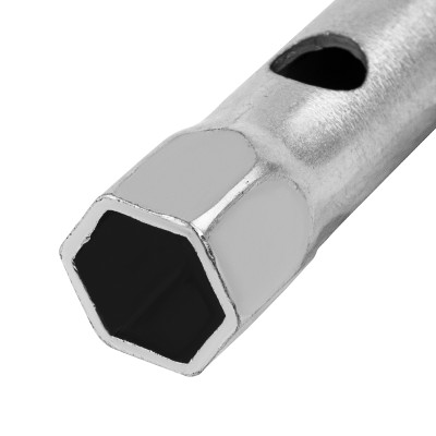 Ключ трубчатый торцевой 17 х 19 мм, оцинкованный Matrix Ключ трубчатый торцевой 17 х 19 мм, оцинкованный Matrix