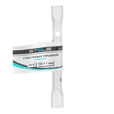 Ключ трубчатый торцевой усиленный, 10х11 мм, CrV Stels Ключ трубчатый торцевой усиленный, 10х11 мм, CrV Stels