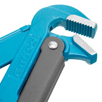 Ключ трубный рычажный 1.5, №2, цельнокованый, CrV, тип "L" Gross