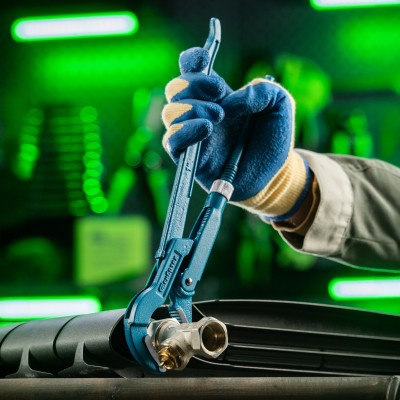 Ключ трубный рычажный №1, 1", кованый, тип "B" Сибртех