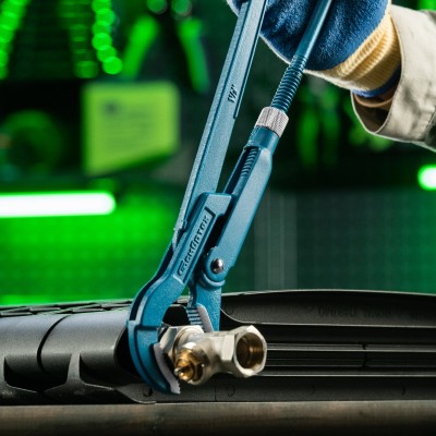 Ключ трубный рычажный №2, 1.5", кованый, тип "B" Сибртех