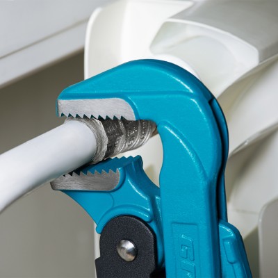 Ключ трубный рычажный 2, №3, цельнокованый, CrV, тип "L" Gross Ключ трубный рычажный 2, №3, цельнокованый, CrV, тип "L" Gross