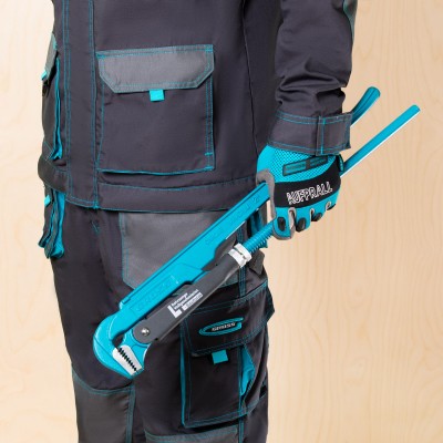 Ключ трубный рычажный 2, №3, цельнокованый, CrV, тип "L" Gross Ключ трубный рычажный 2, №3, цельнокованый, CrV, тип "L" Gross