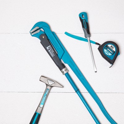 Ключ трубный рычажный 2, №3, цельнокованый, CrV, тип "L" Gross Ключ трубный рычажный 2, №3, цельнокованый, CrV, тип "L" Gross