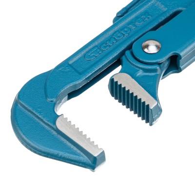 Ключ трубный рычажный №2, 1.5", кованый, тип "L" Сибртех