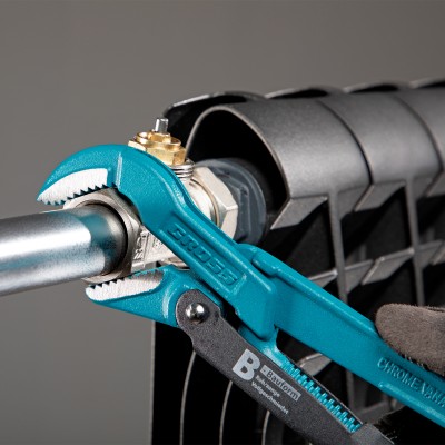 Ключ трубчатый рычажный 0.5, №0, цельнокованый, CrV, тип "B" Gross