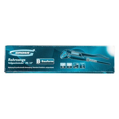 Ключ трубчатый рычажный 0.5, №0, цельнокованый, CrV, тип "B" Gross