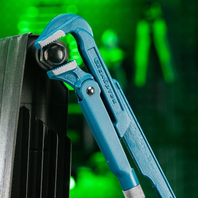 Ключ трубный рычажный №3, 2", кованый, тип "L" Сибртех