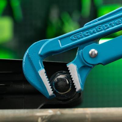 Ключ трубный рычажный №4, 3", кованый, тип "L" Сибртех