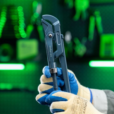 Ключ трубный рычажный КТР-0, 1/2", кованый, тип "B" Сибртех