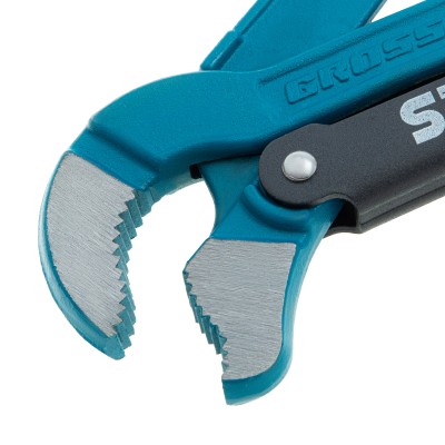 Ключ трубный рычажный 1, №1, цельнокованый, CrV, тип "S" Gross